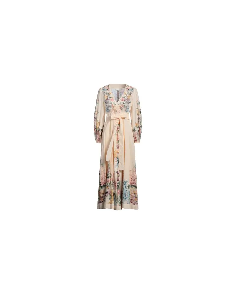 Zimmermann KLEIDER - Maxi-Kleiderauf YOOX.COM Cremeweiß