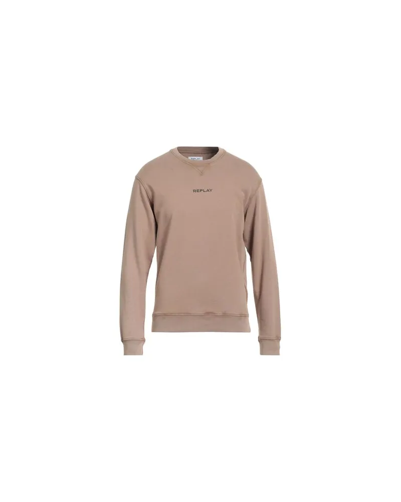 Replay TOPS - Sweatshirtsauf YOOX.COM Hellbraun