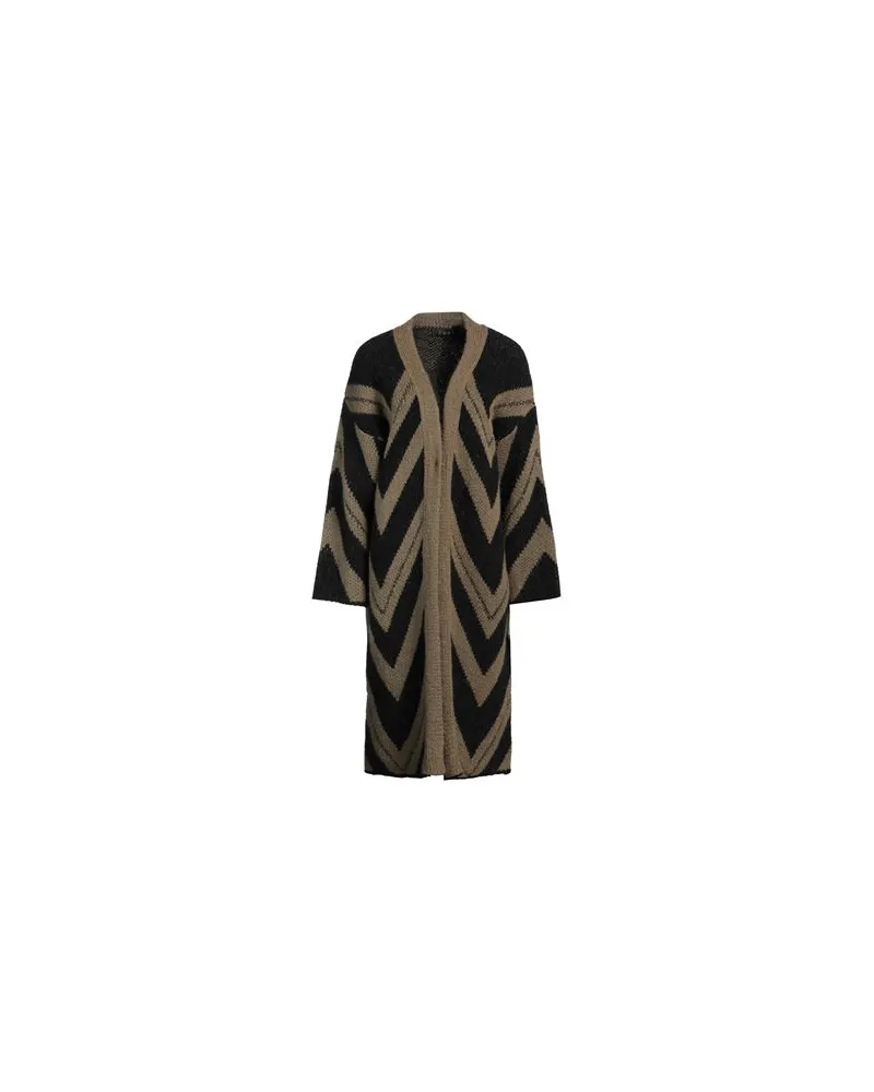 Icona By Kaos STRICKWAREN - Strickjackenauf YOOX.COM Militärgrün