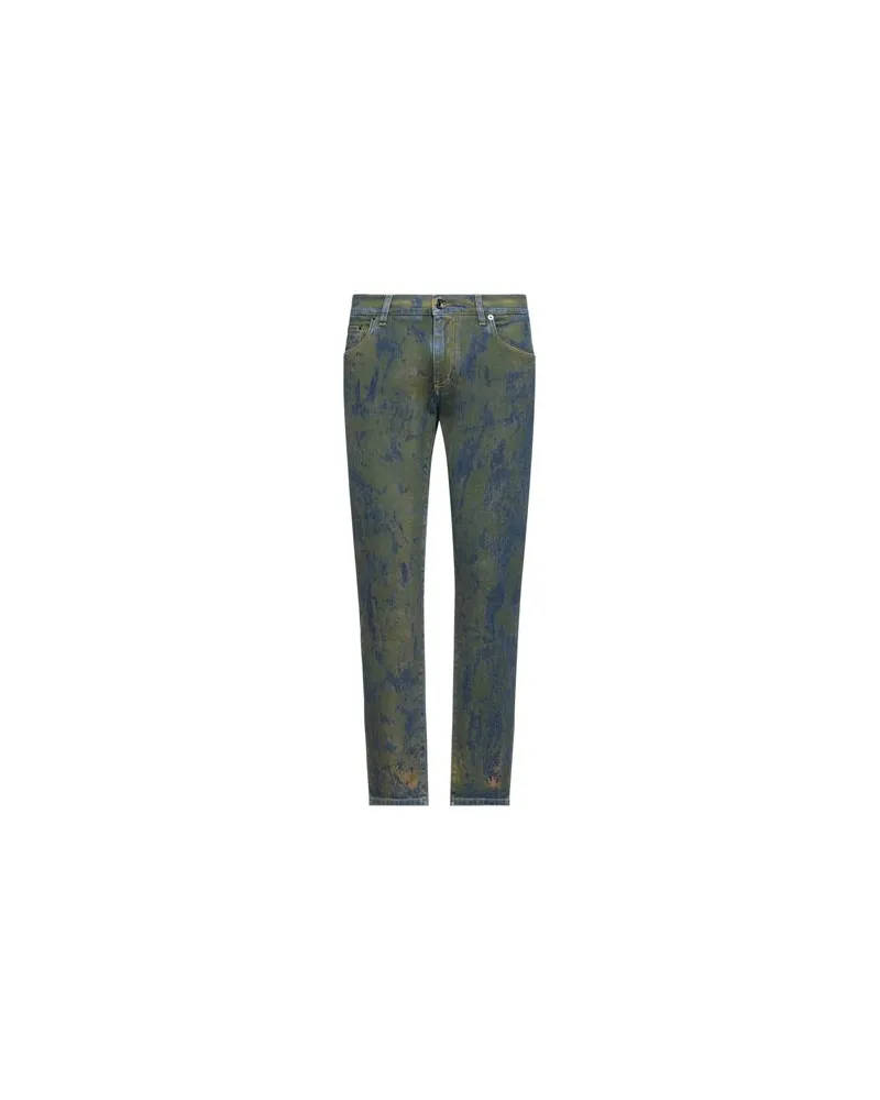 Dolce & Gabbana HOSEN & RÖCKE - Jeanshosenauf YOOX.COM Militärgrün