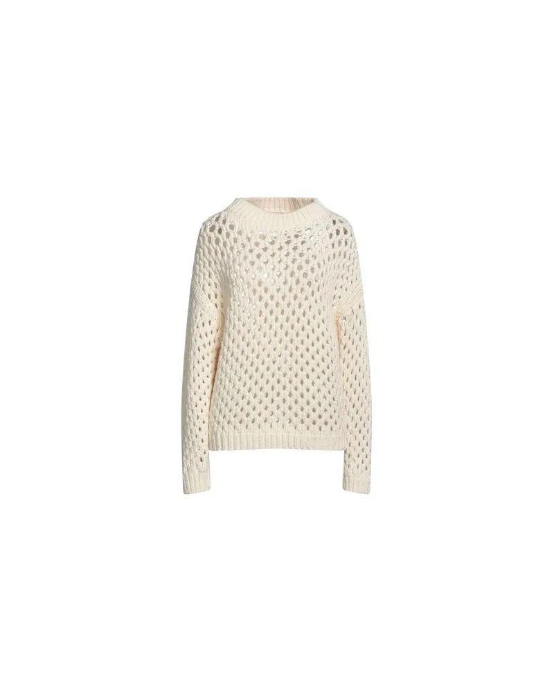 ALYSI STRICKWAREN - Pulloverauf YOOX.COM Cremeweiß