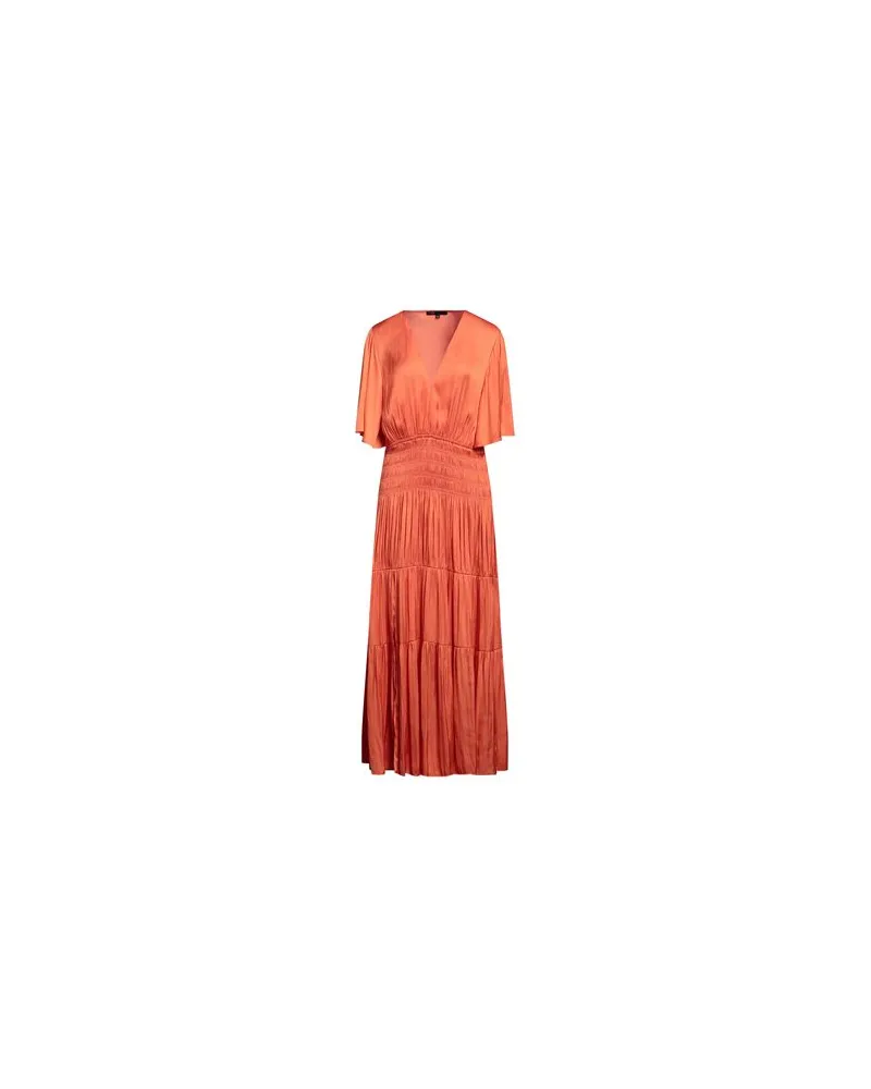 Maje KLEIDER - Maxi-Kleiderauf YOOX.COM Orange