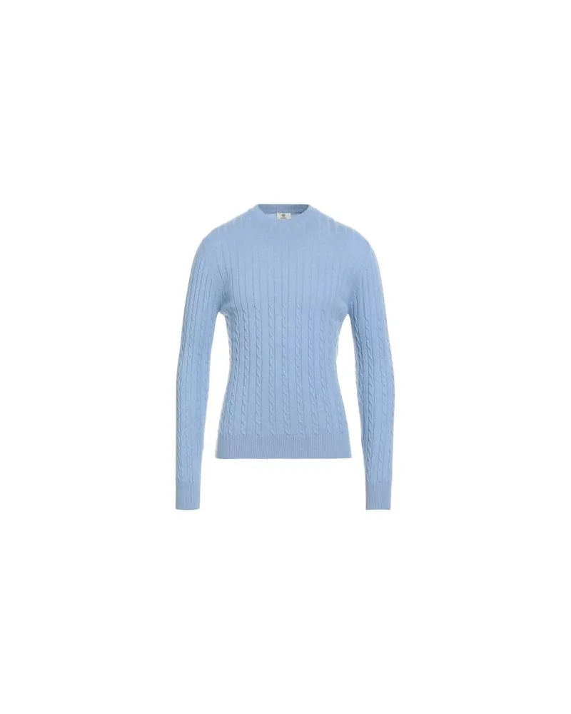 Luigi Borrelli STRICKWAREN - Pulloverauf YOOX.COM Himmelblau
