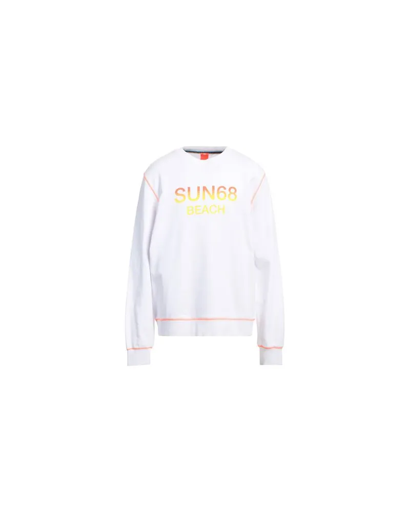 Sun68 TOPS - Sweatshirtsauf YOOX.COM Weiß
