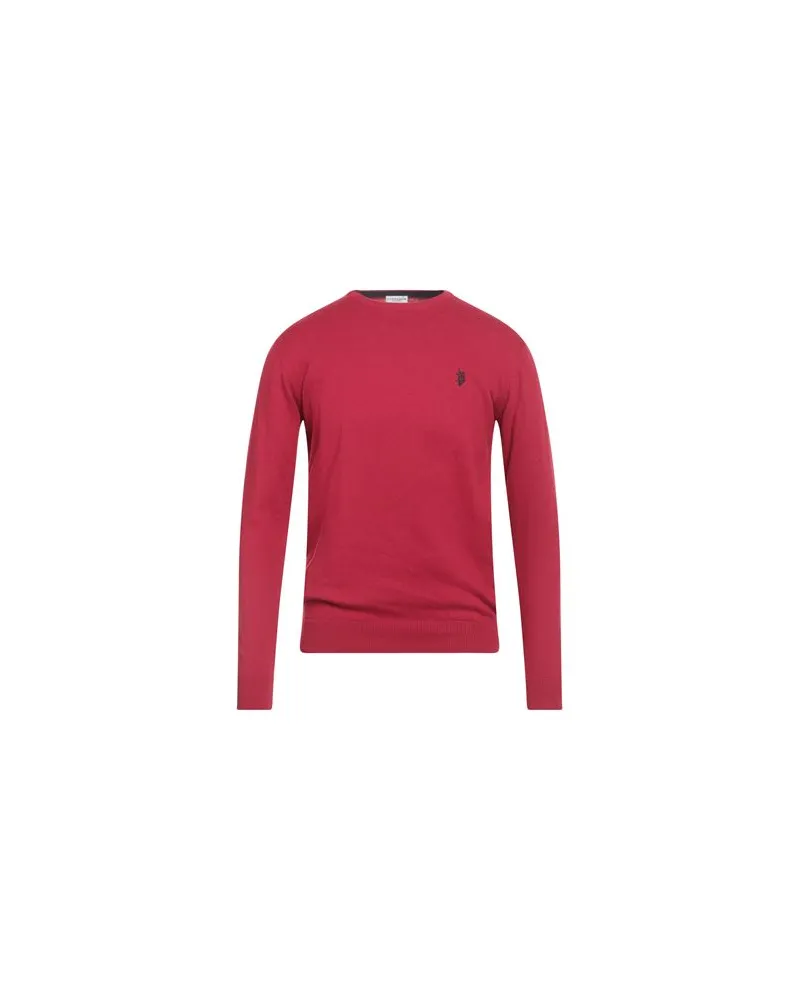 U.S. Polo Assn.  U POLO ASSN. - STRICKWAREN - Pulloverauf YOOX.COM Rot