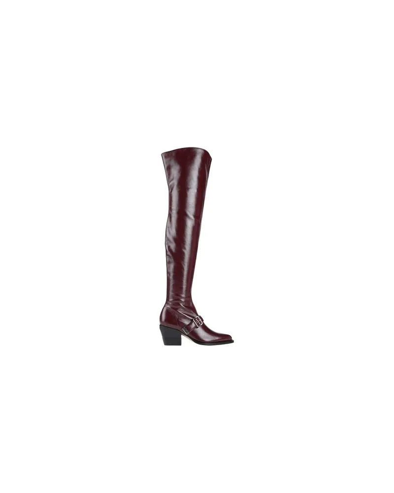 Chloé SCHUHE - Stiefelauf YOOX.COM Bordeaux