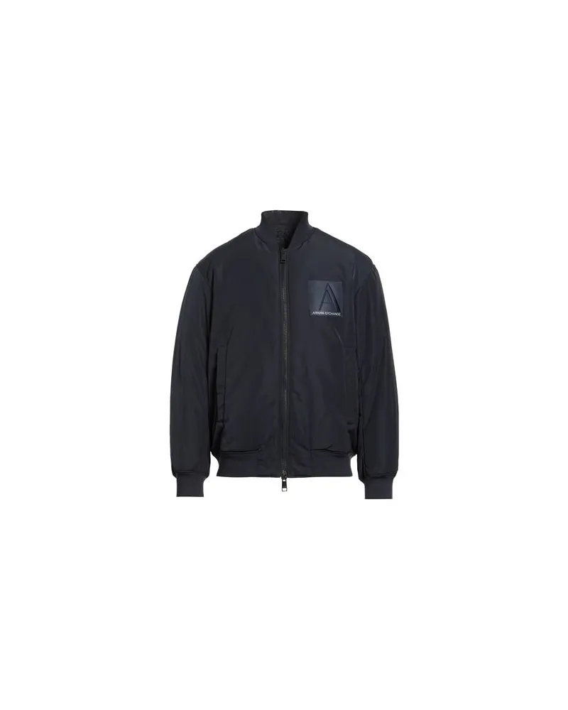 Armani Exchange JACKEN & MÄNTEL - Pufferjacken & Daunenjackenauf YOOX.COM Marineblau