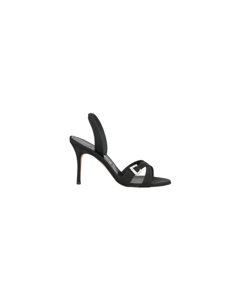 Manolo Blahnik SCHUHE - Sandalenauf YOOX.COM Schwarz