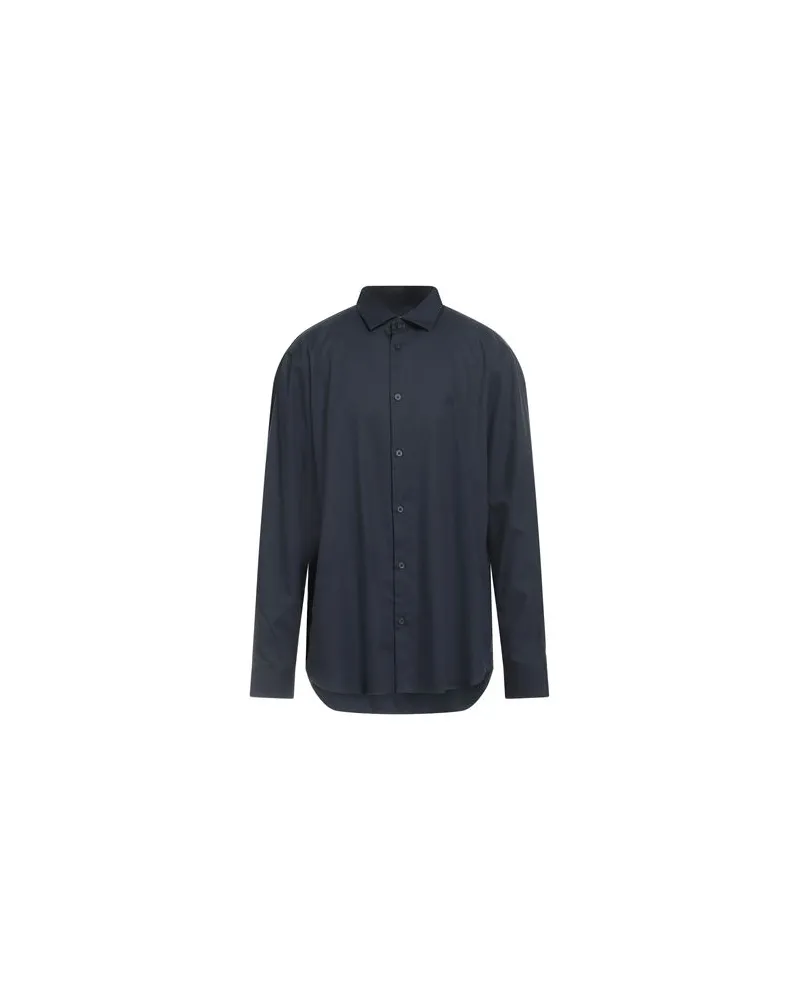 Armani Exchange TOPS - Hemdenauf YOOX.COM Marineblau