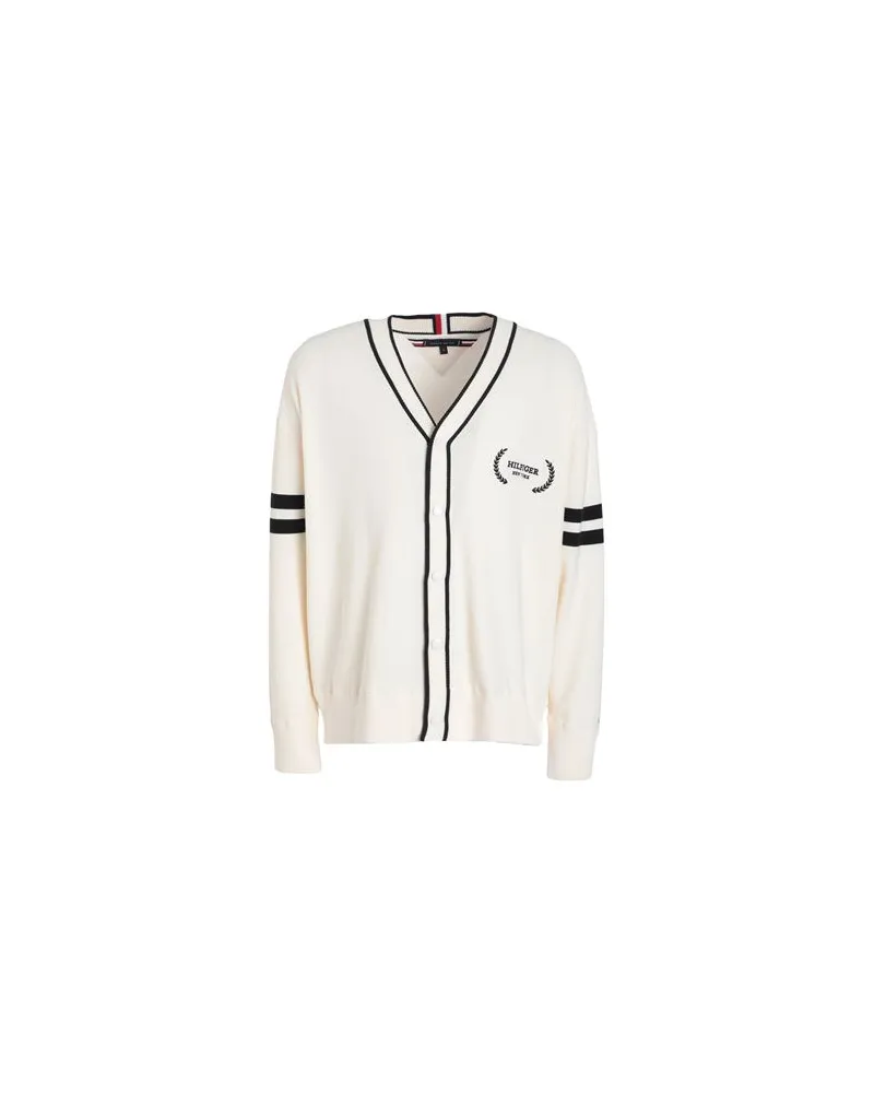 Tommy Hilfiger STRICKWAREN - Strickjackenauf YOOX.COM Cremeweiß