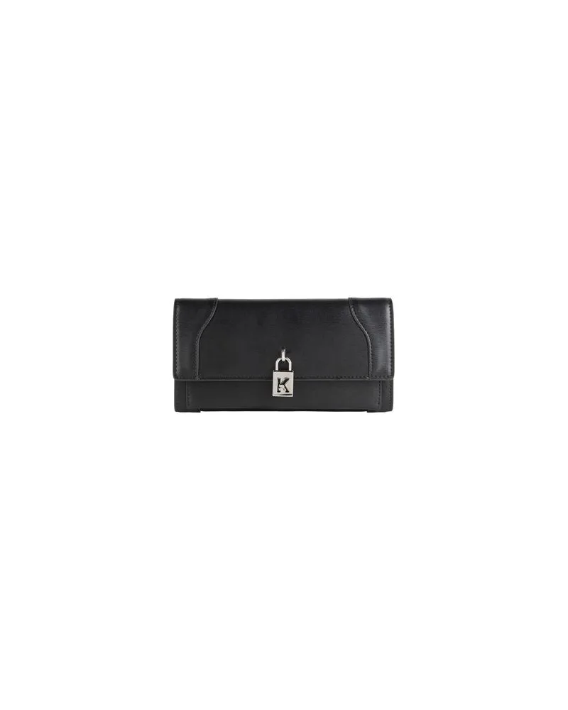 Karl Lagerfeld Kleinlederwaren - Brieftaschenauf YOOX.COM Schwarz
