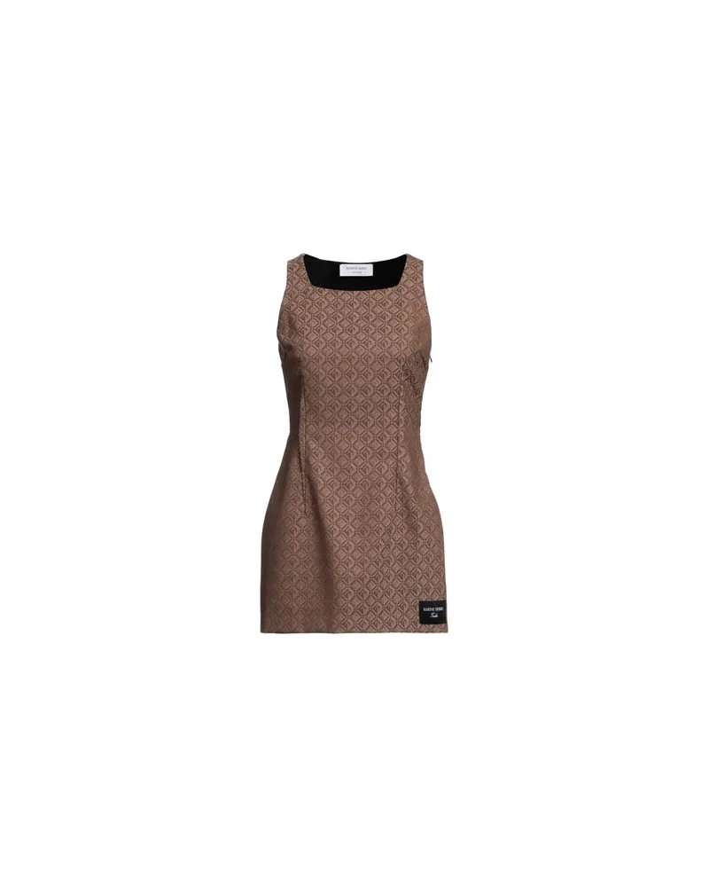 Marine Serre GOLD LINE - KLEIDER - Mini-Kleiderauf YOOX.COM Braun