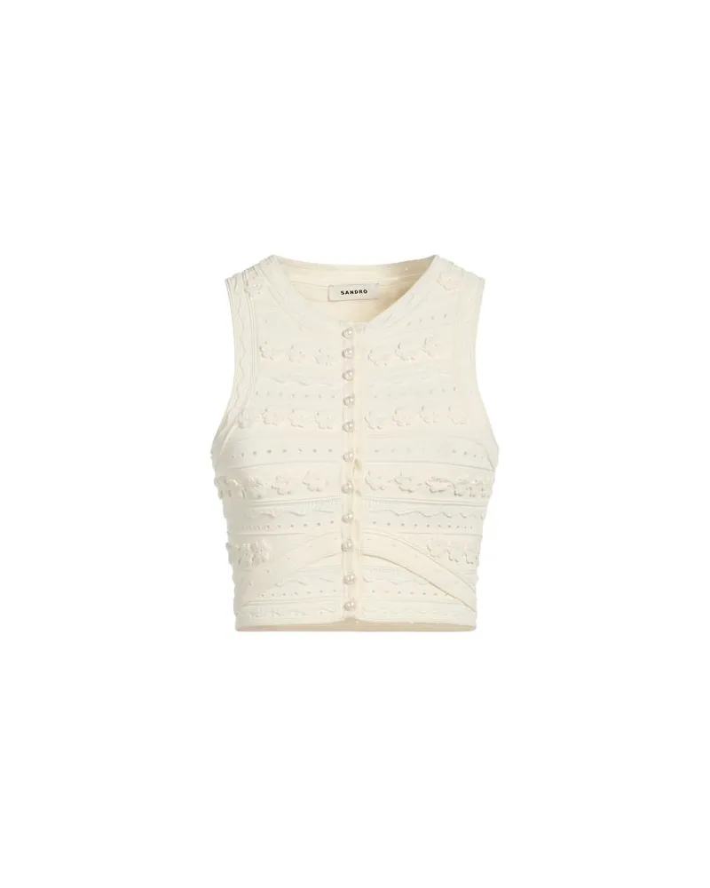 Sandro TOPS - Topsauf YOOX.COM Elfenbein