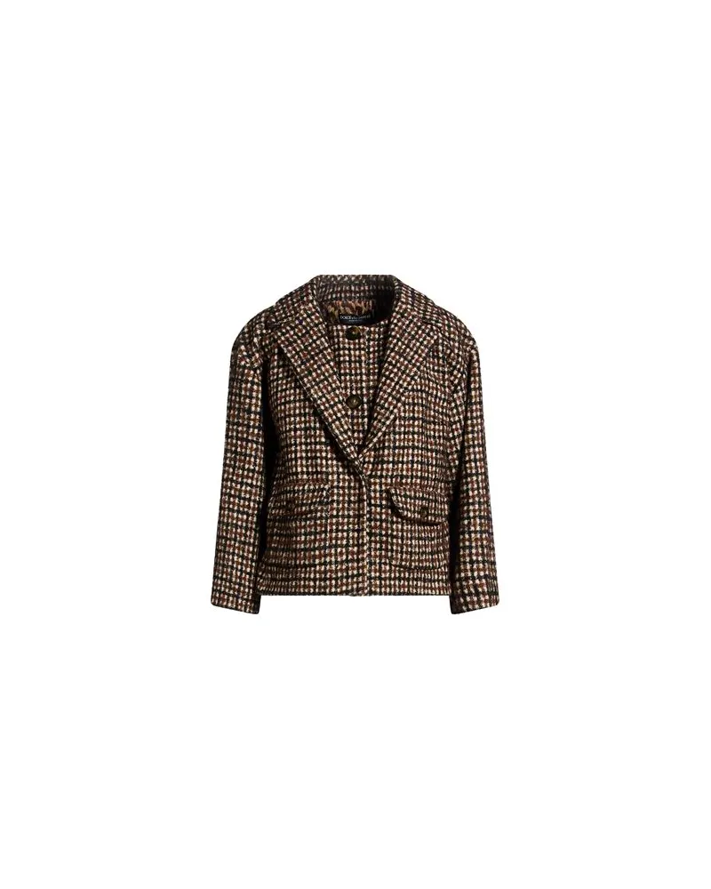 Dolce & Gabbana JACKEN & MÄNTEL - Mäntelauf YOOX.COM Braun