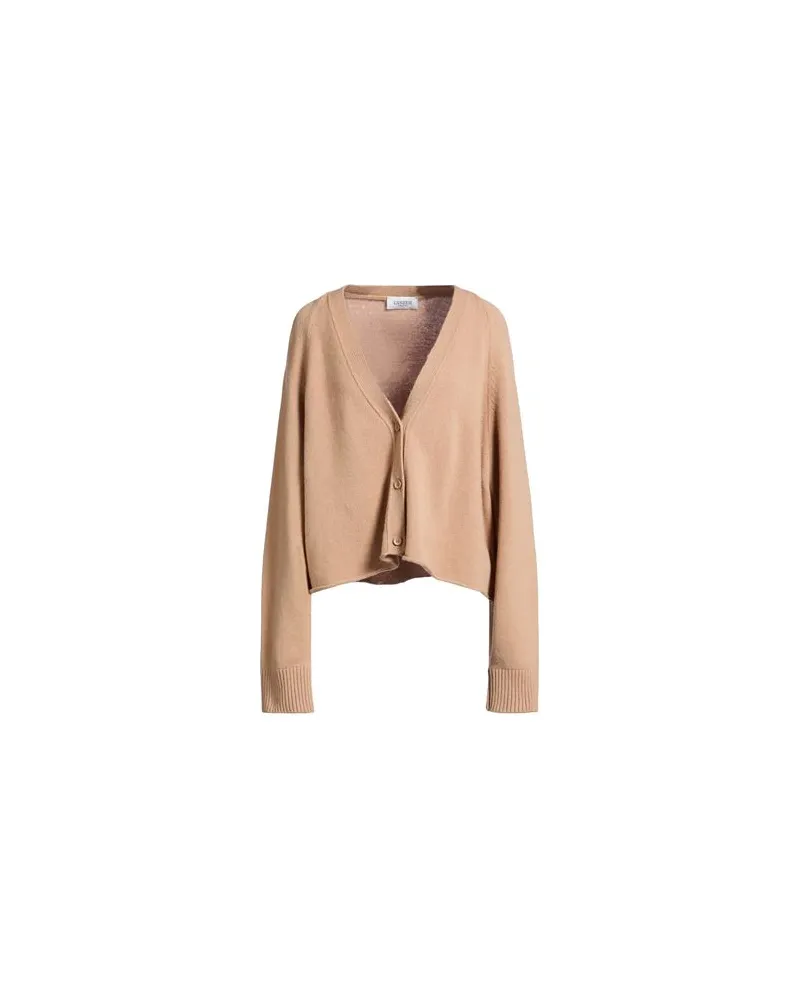 Laneus STRICKWAREN - Strickjackenauf YOOX.COM Kamel