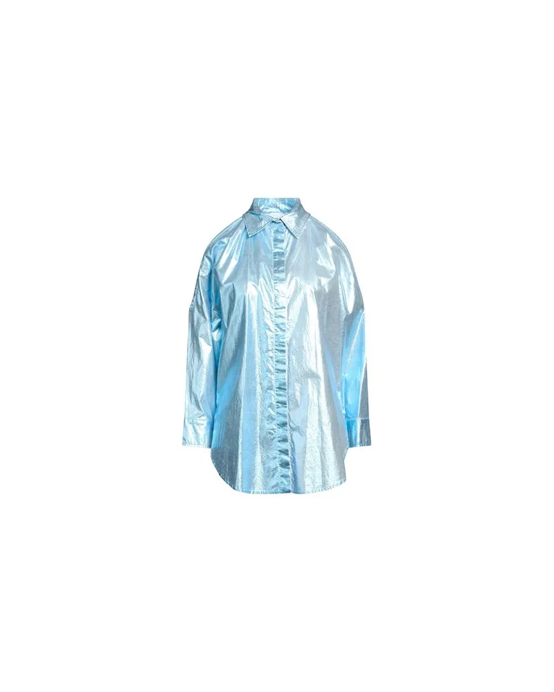 Pinko DENIM - TOPS - Hemdenauf YOOX.COM Azurblau