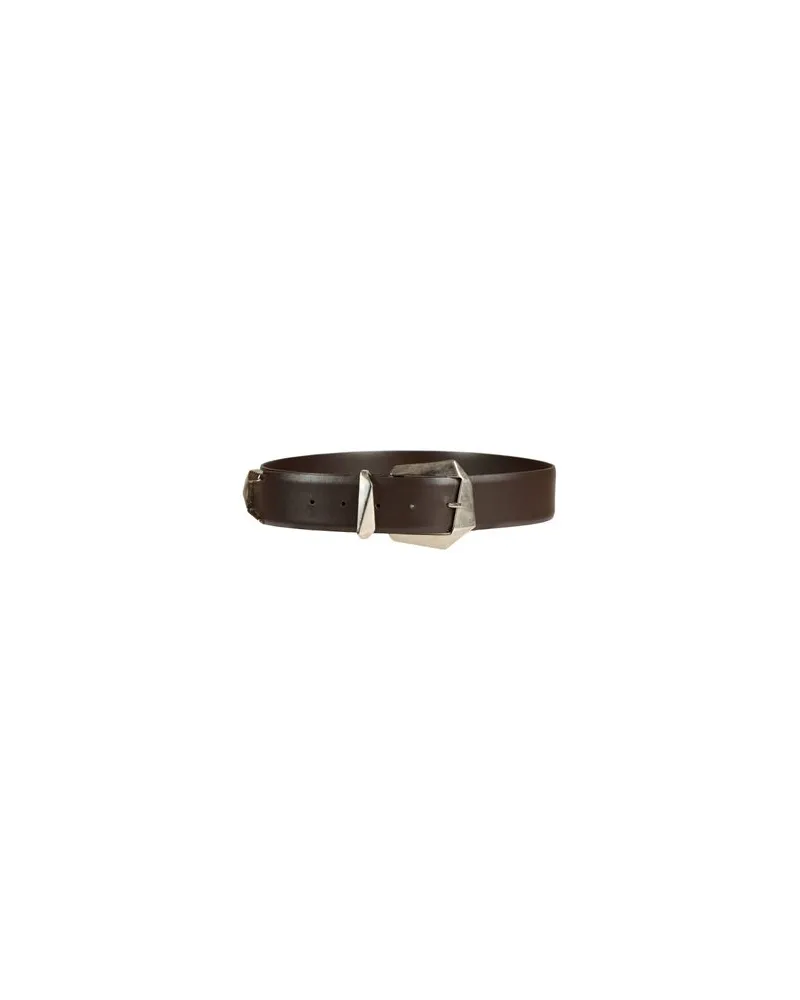 Alberta Ferretti Kleinlederwaren - Gürtelauf YOOX.COM Dunkelbraun