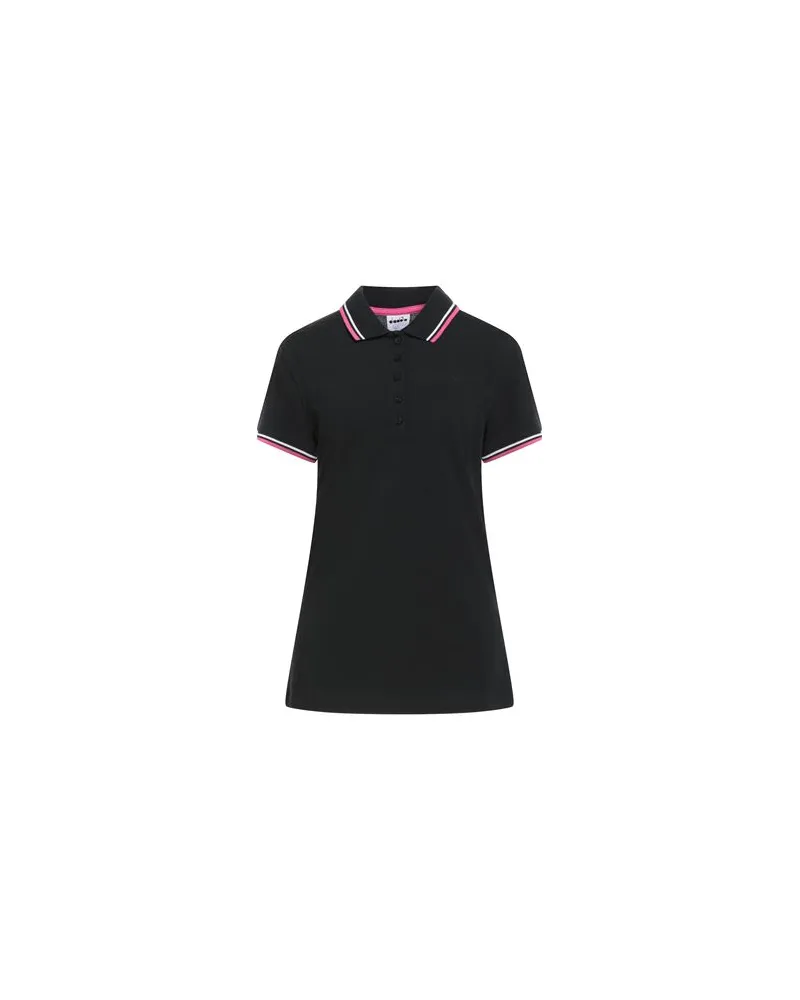 Diadora TOPS - Poloshirtsauf YOOX.COM Schwarz