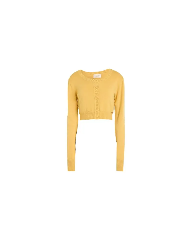 TOY G STRICKWAREN - Strickjackenauf YOOX.COM Senf