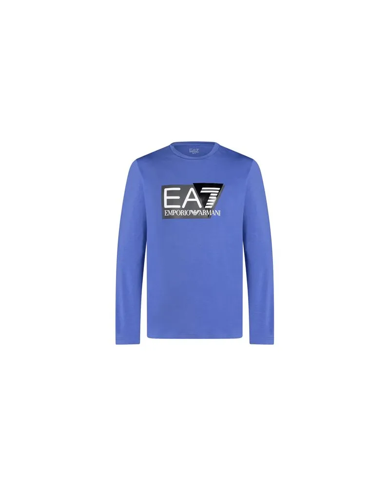 EA7 TOPS - T-shirtsauf YOOX.COM Blau
