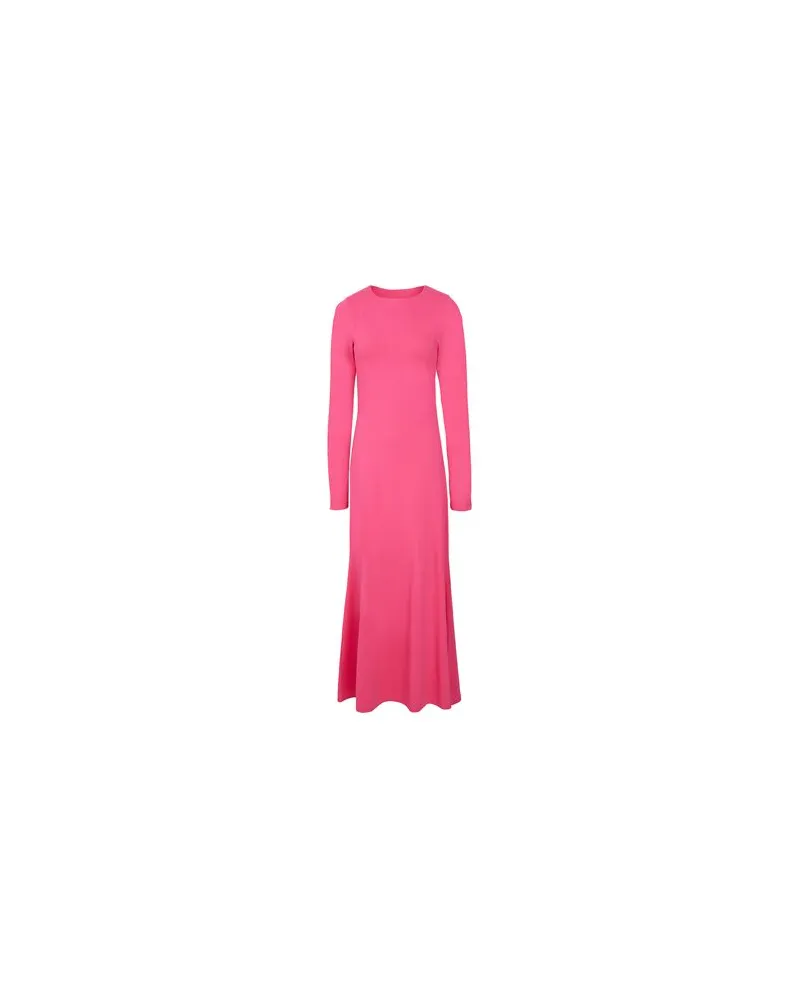 8 by Yoox JERSEY LONG DRESS - KLEIDER - Maxi-Kleiderauf YOOX.COM Fuchsia