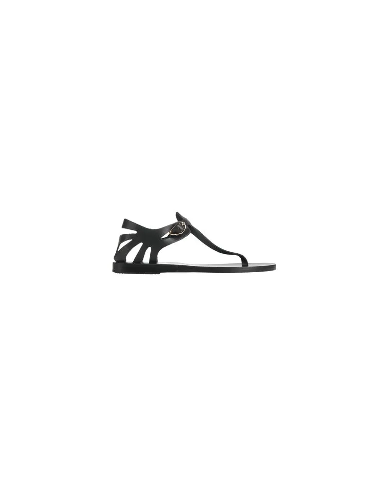 Ancient Greek Sandals SCHUHE - Zehentrennerauf YOOX.COM Schwarz