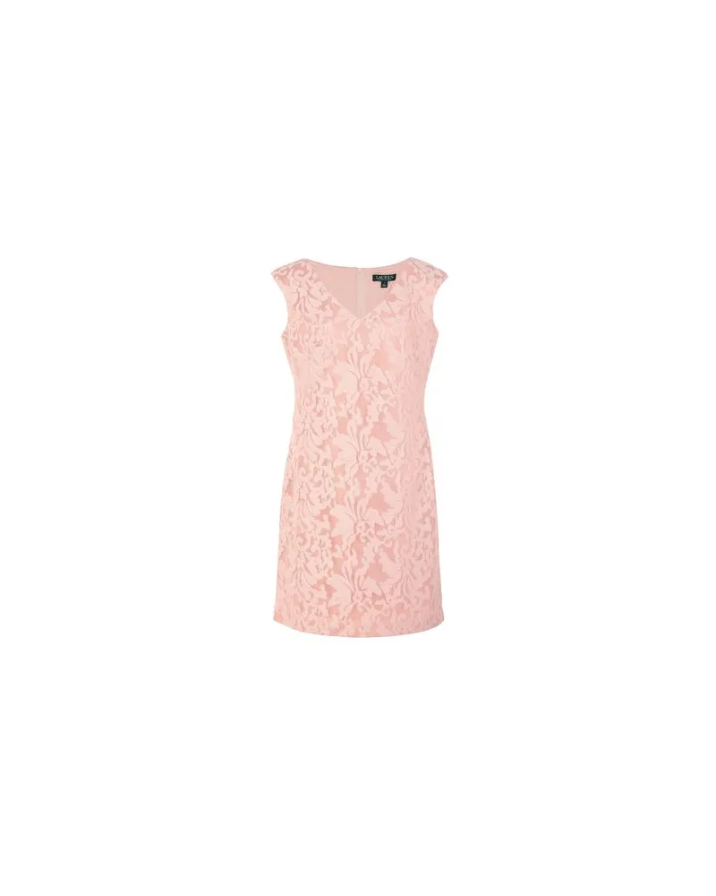 Ralph Lauren Embroidered Neoprene Day Dress	 - KLEIDER - Mini-Kleiderauf YOOX.COM Hellrosa