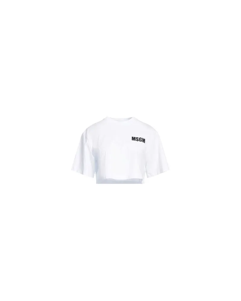 MSGM TOPS - T-shirtsauf YOOX.COM Weiß