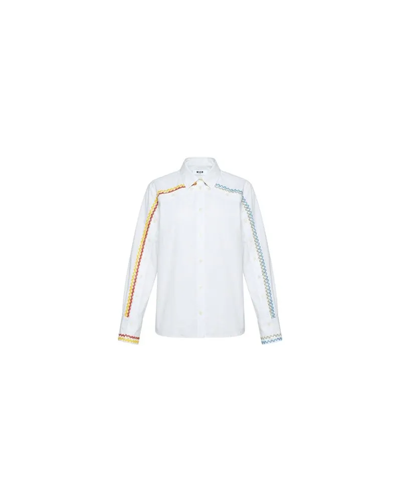 MSGM TOPS - Hemdenauf YOOX.COM Weiß