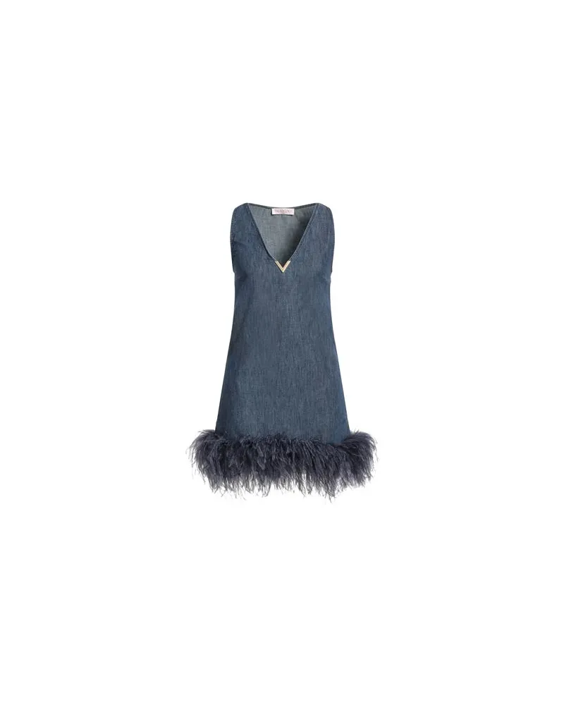 Valentino Garavani KLEIDER - Mini-Kleiderauf YOOX.COM Blau