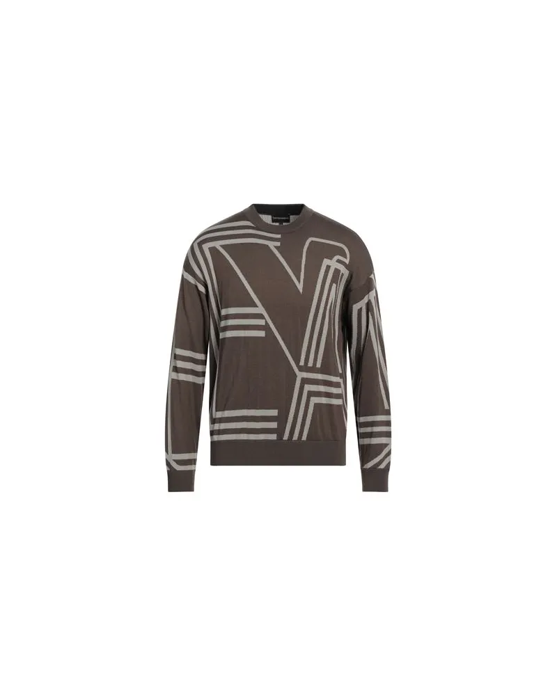 Emporio Armani STRICKWAREN - Pulloverauf YOOX.COM Militärgrün