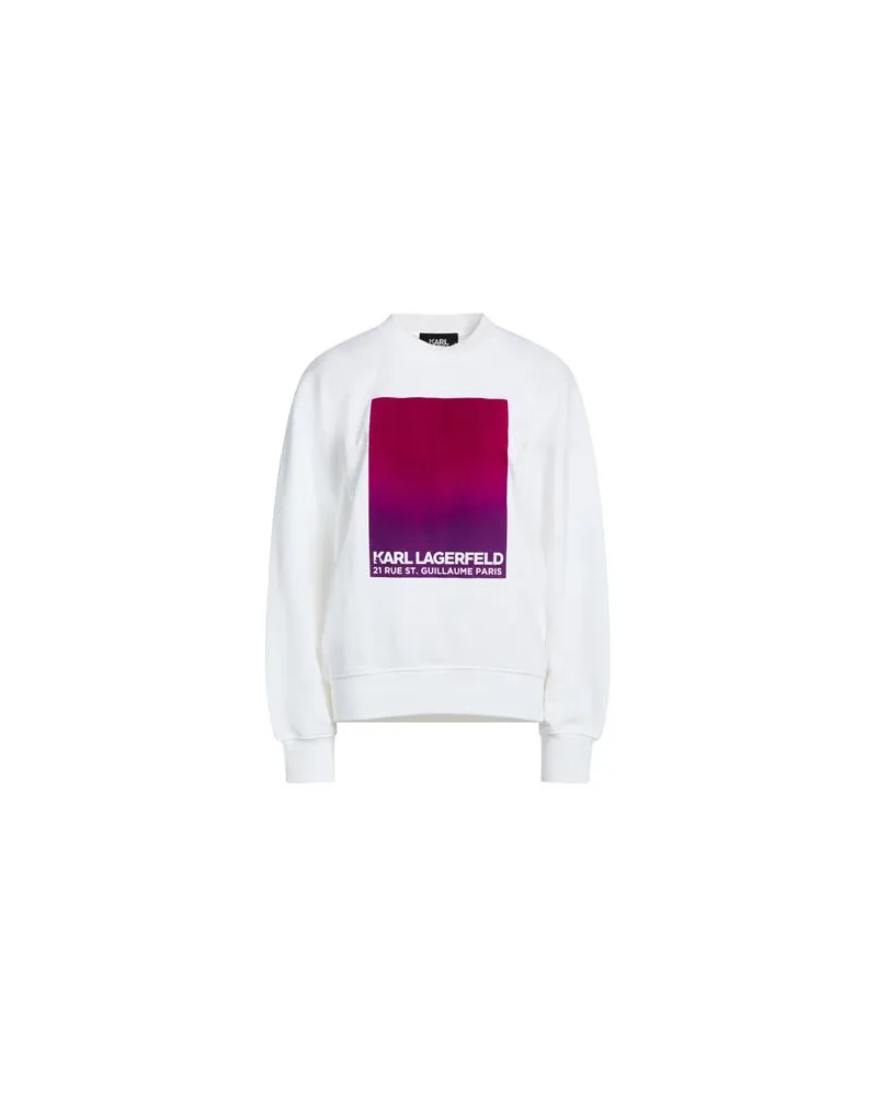 Karl Lagerfeld TOPS - Sweatshirtsauf YOOX.COM Weiß