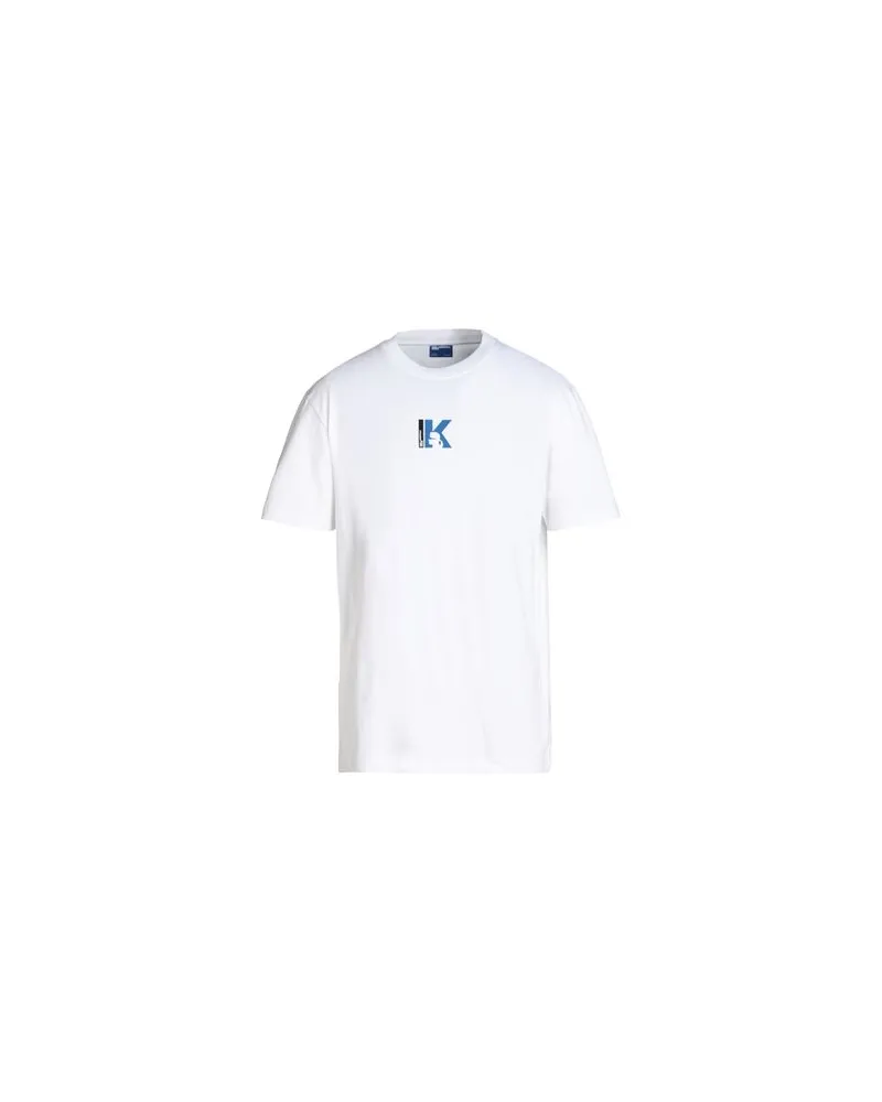 Karl Lagerfeld KLJ REGULAR K-LOGO SSLV TEE  - TOPS - T-shirtsauf YOOX.COM Weiß