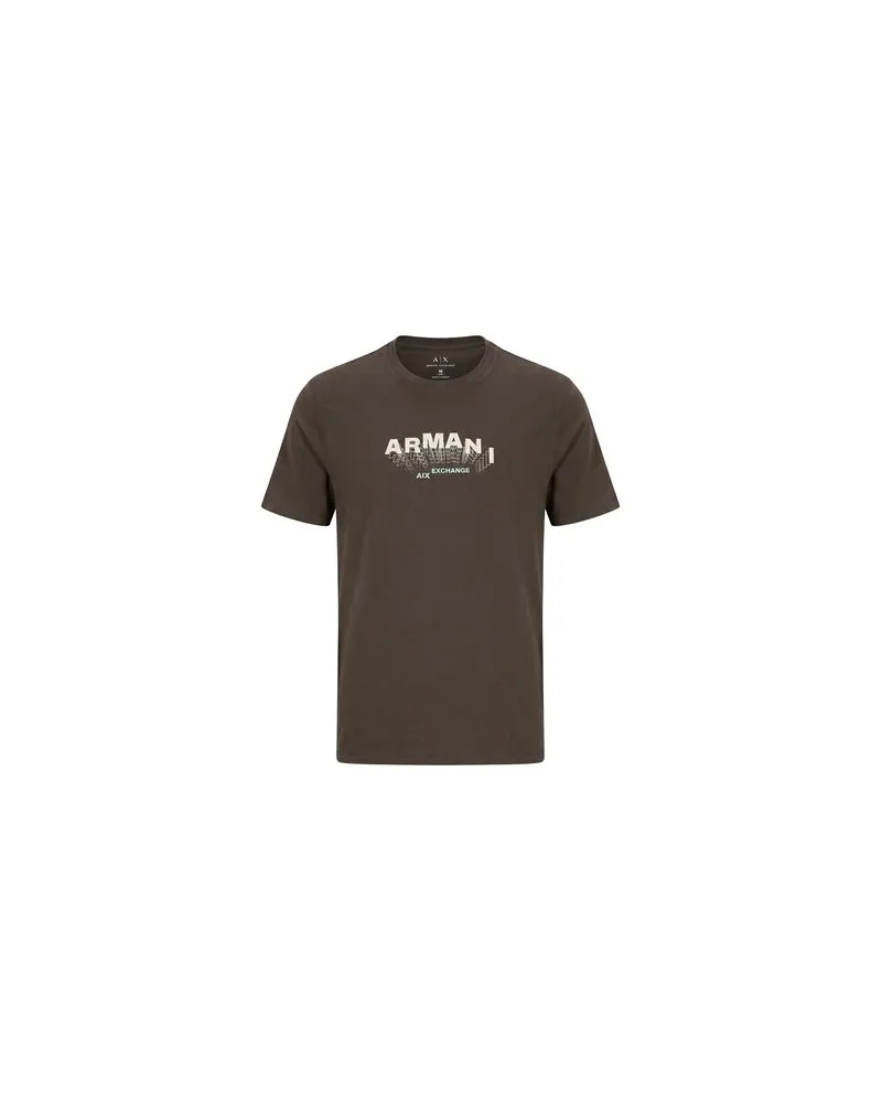 Armani Exchange TOPS - T-shirtsauf YOOX.COM Khaki