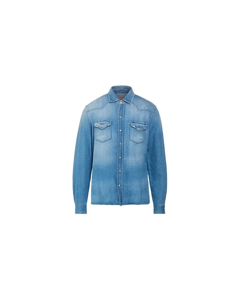 Messagerie TOPS - Jeanshemdenauf YOOX.COM Blau
