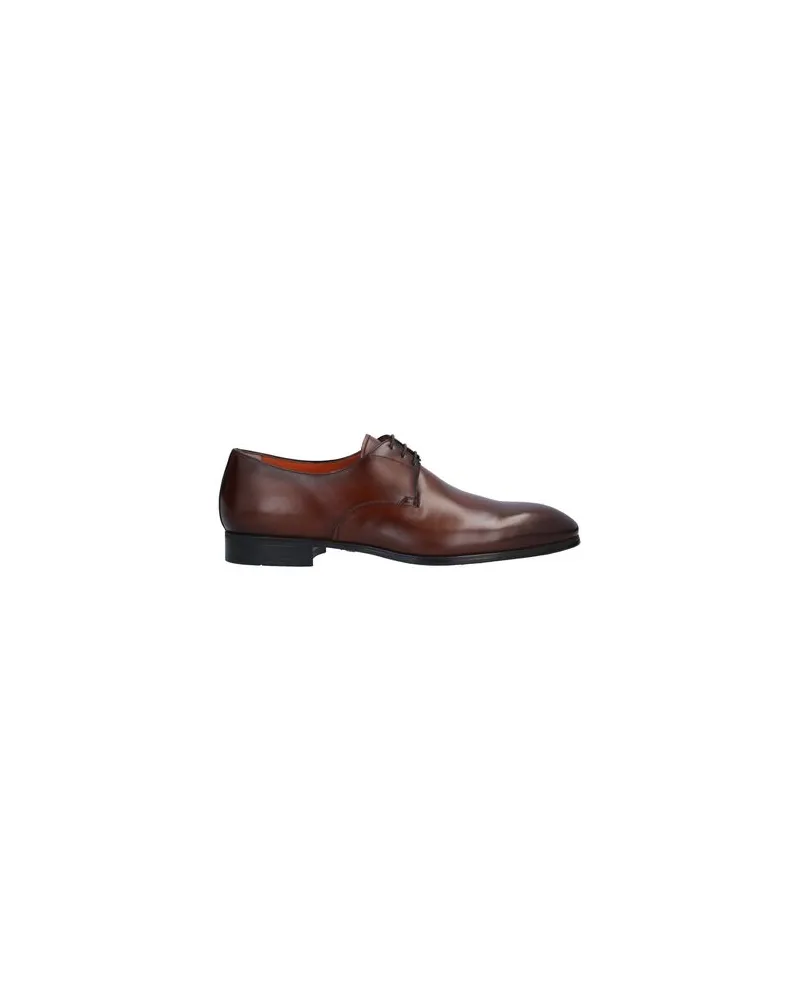 Santoni SCHUHE - Schnürschuheauf YOOX.COM Schokobraun