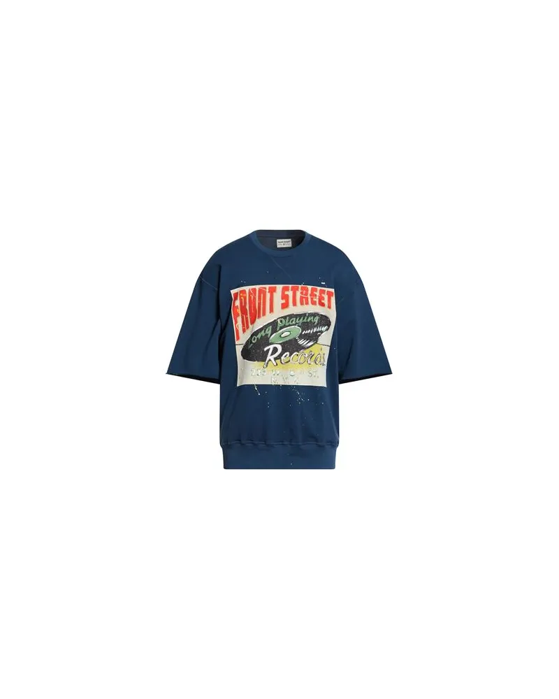 Front Street 8 TOPS - Sweatshirtsauf YOOX.COM Blau