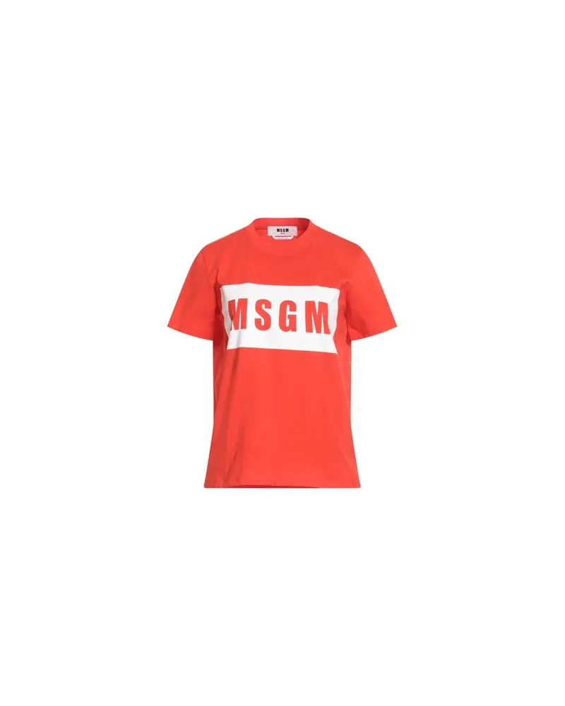 MSGM TOPS - T-shirtsauf YOOX.COM Tomatenrot