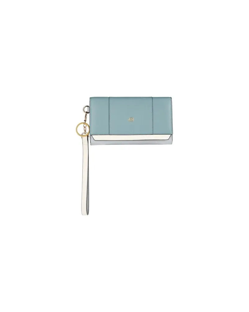 Piquadro Kleinlederwaren - Brieftaschenauf YOOX.COM Blaugrau