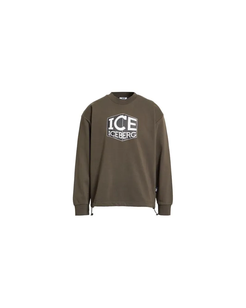 Iceberg TOPS - Sweatshirtsauf YOOX.COM Militärgrün