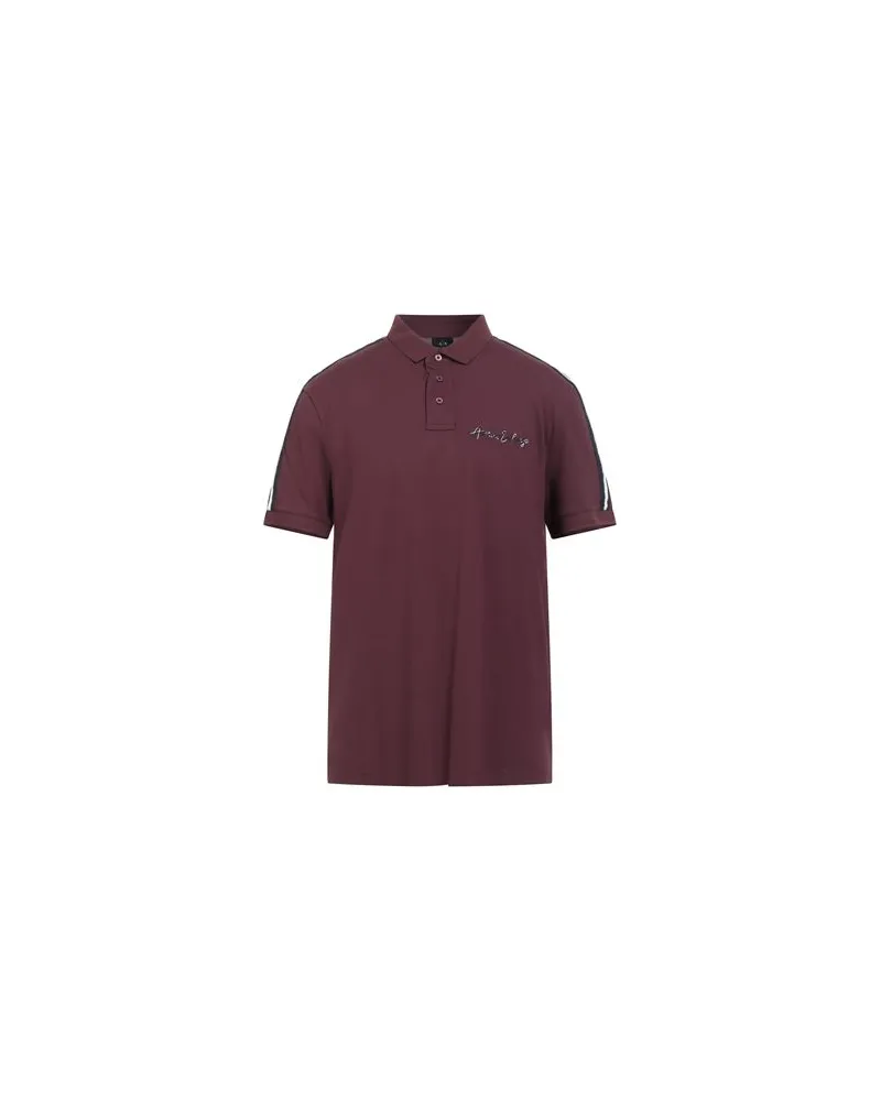 Armani Exchange TOPS - Poloshirtsauf YOOX.COM Bordeaux
