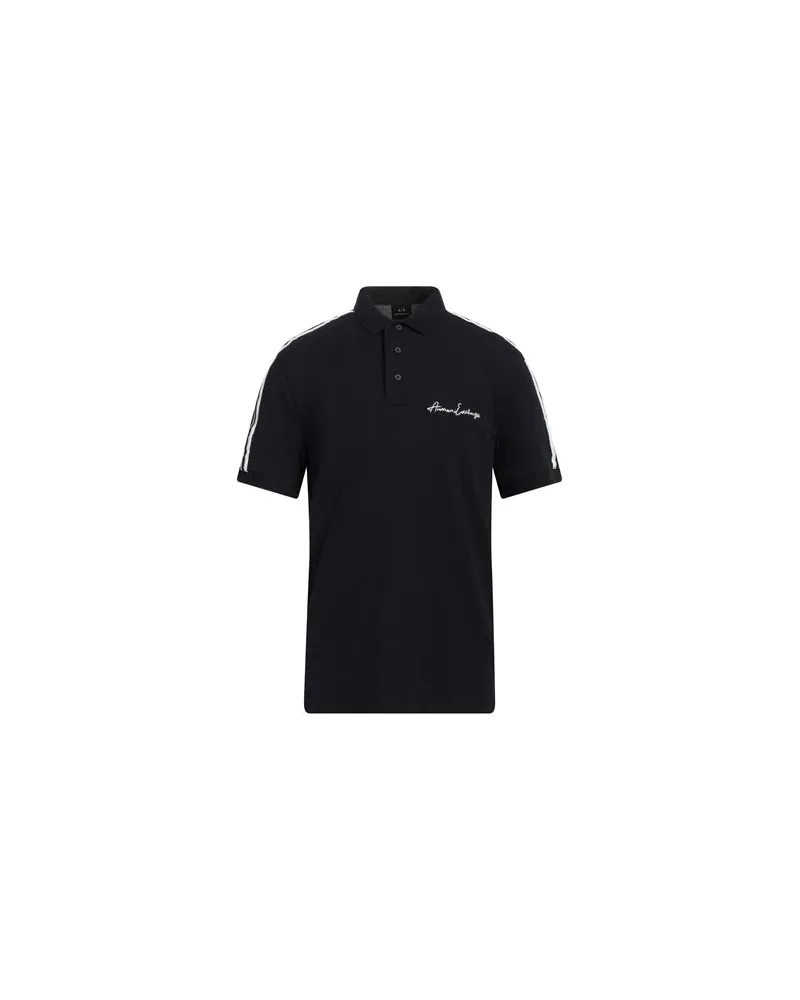 Armani Exchange TOPS - Poloshirtsauf YOOX.COM Marineblau