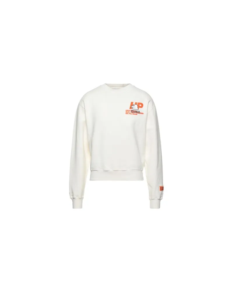 Heron Preston TOPS - Sweatshirtsauf YOOX.COM Elfenbein