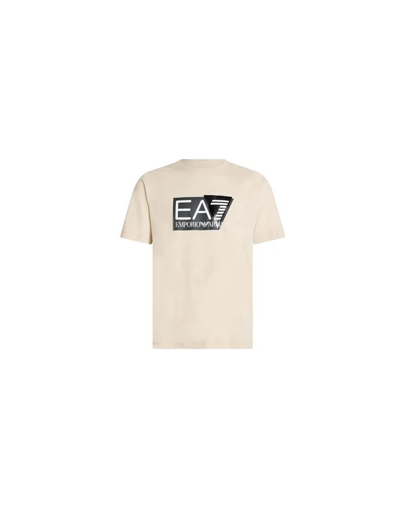 EA7 TOPS - T-shirtsauf YOOX.COM Beige