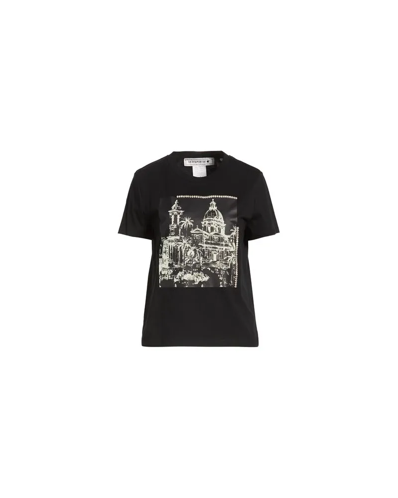 SHIRTAPORTER TOPS - T-shirtsauf YOOX.COM Schwarz