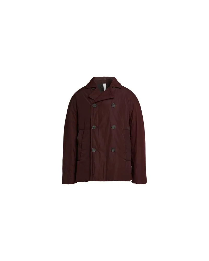 Hevò JACKEN & MÄNTEL - Mäntelauf YOOX.COM Schokobraun