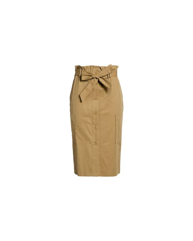 Icona By Kaos HOSEN & RÖCKE - Midi-Röckeauf YOOX.COM Militärgrün