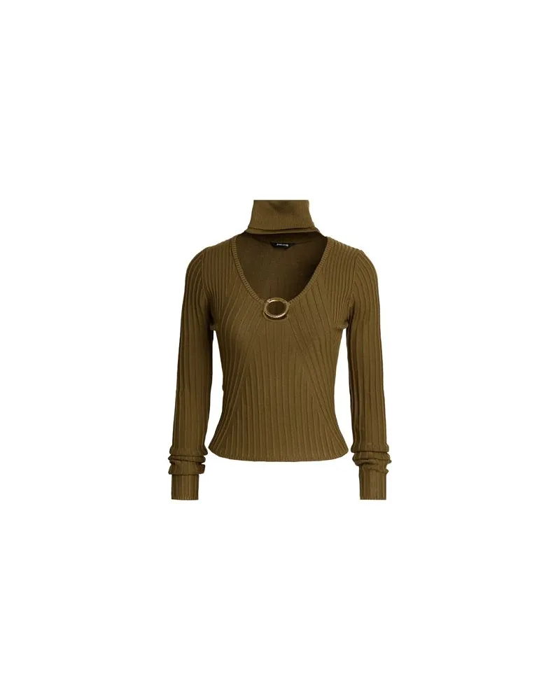 Just Cavalli STRICKWAREN - Rollkragenpulloverauf YOOX.COM Militärgrün
