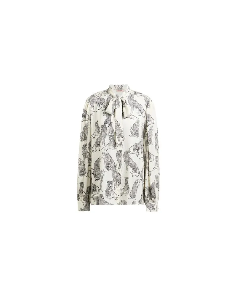 Twin-Set TOPS - Hemdenauf YOOX.COM Elfenbein
