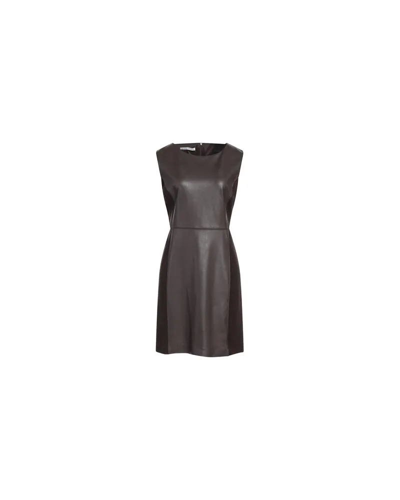 Caractère KLEIDER - Mini-Kleiderauf YOOX.COM Dunkelbraun